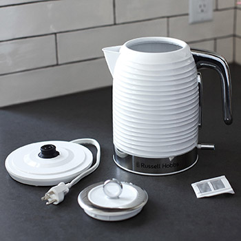 White ceramic electric kettle sale